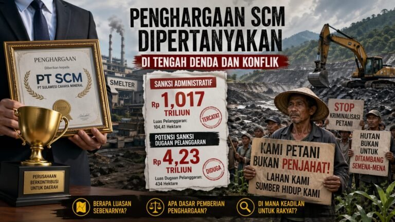 Penghargaan ke PT SCM Dipertanyakan Ditengah Denda dan Konflik