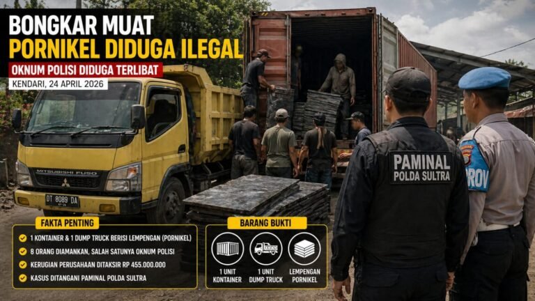 Oknum Polisi Diduga Terlibat Penjualan Pornikel, Paminal Turun Tangan