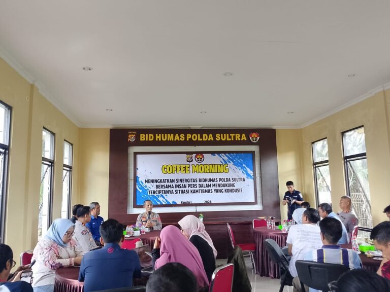 Bid Humas Polda Sultra Perkuat Sinergi Pers Jaga Kamtibmas
