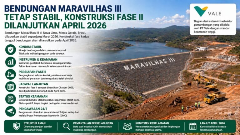 Bendungan Maravilhas III Tetap Stabil, Konstruksi Fase II Dilanjutkan April 2026