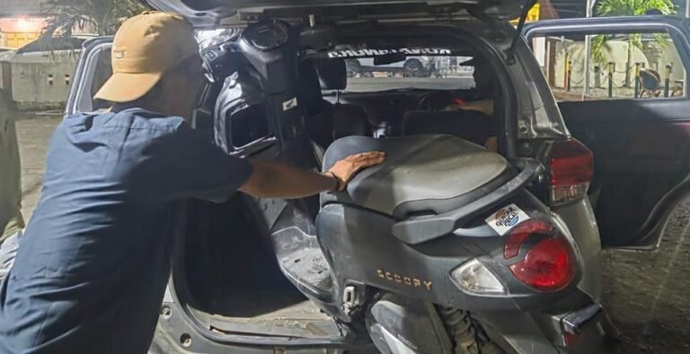 Polresta Kendari Tangkap Dua Pelaku Curanmor, Motor Dibawa ke Morowali