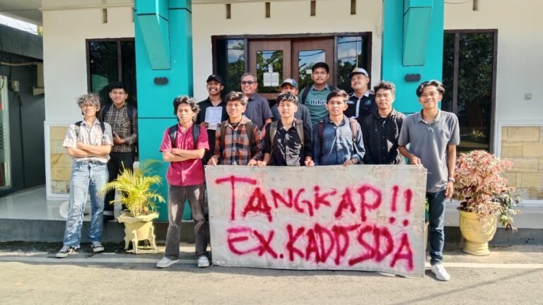 Demo Kasus Jembatan Cirauci, Kejati Sultra Didesak Tetapkan Tersangka
