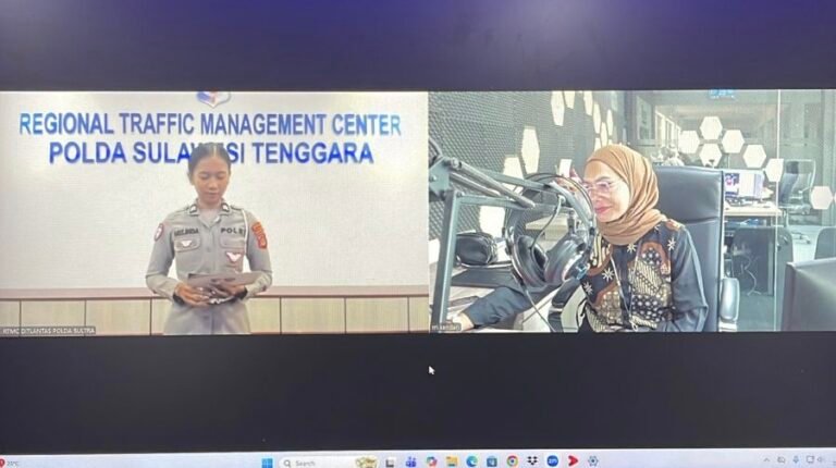 Ditlantas Polda Sultra Siarkan Lalu Lintas Real-Time