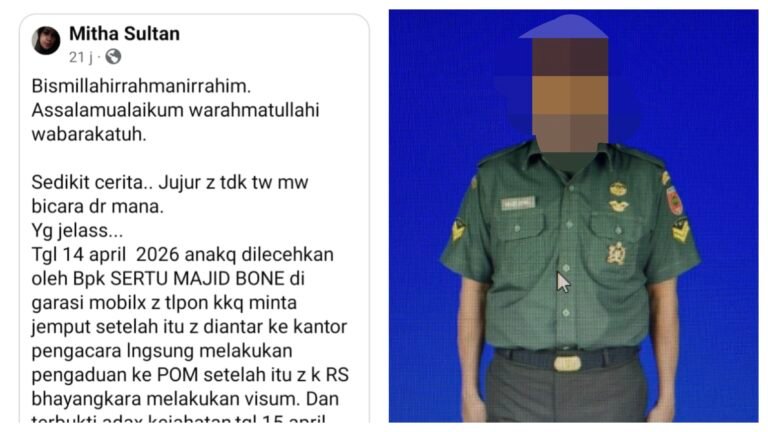 Oknum TNI Diduga Lecehkan Bocah SD di Kendari, Kini DPO