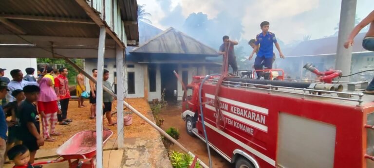 Kebakaran Rumah di Konawe, Kerugian Capai Rp350 Juta