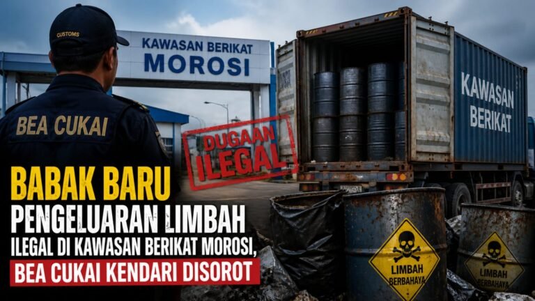 Dugaan Limbah Ilegal Morosi, Bea Cukai Kendari Disorot PPI