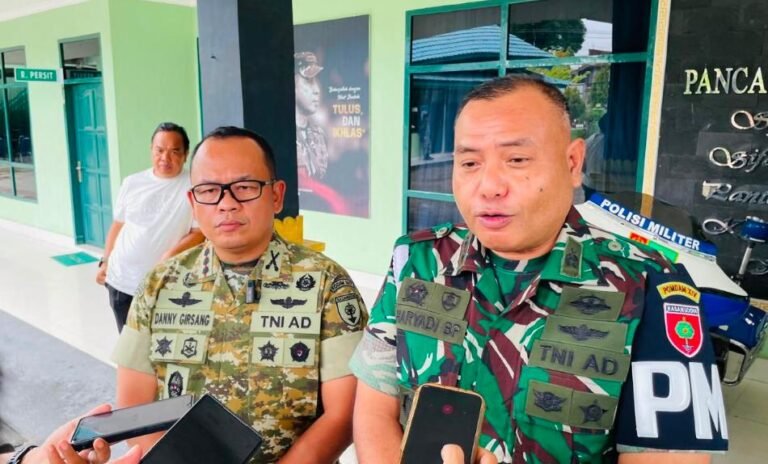 Denpom Kendari Tangkap Sertu MB Terduga Pelaku Kekerasan Seksual Anak