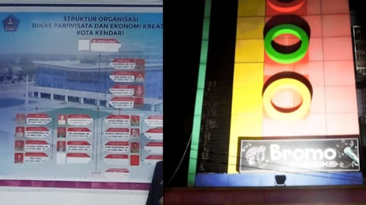 Dispar Kendari Disorot, Dugaan Royalti Pelanggaran Bromo KTV