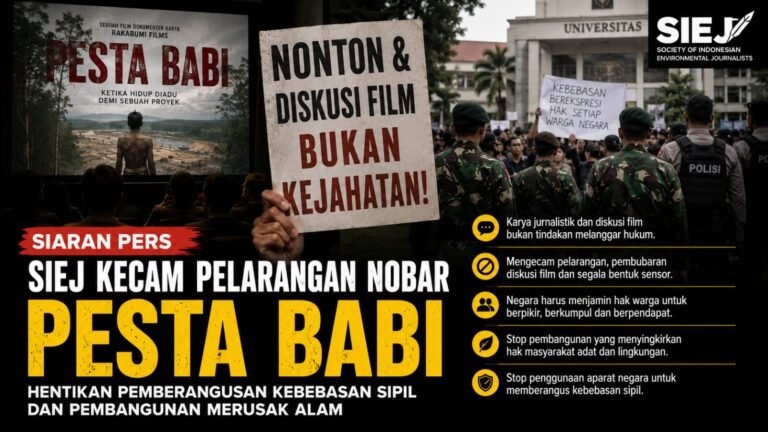 SIEJ Kecam Pelarangan Nobar Film Pesta Babi di Ternate