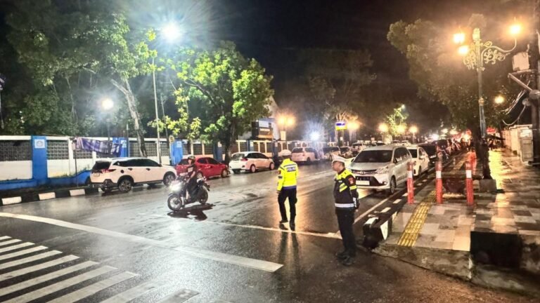 Ditlantas Polda Sultra Intensif Patroli Malam Minggu di Kendari