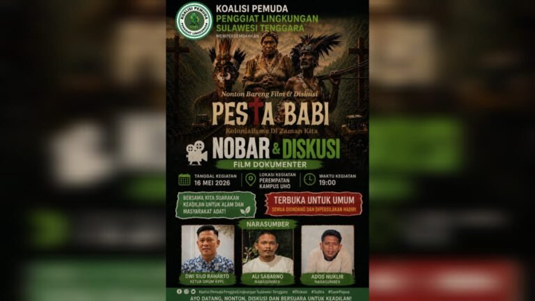 KPPL Sultra Gelar Nobar Film Lingkungan di Kampus UHO Kendari