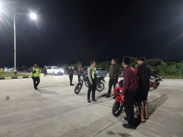 Satlantas Polresta Kendari Intensif Tindak Balap Liar di Malam Hari
