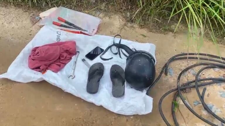 Warga Kendari Gagalkan Pencurian Kabel PLN, Pelaku Tinggalkan HP