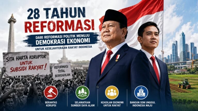 Eksponen Reformasi 98 Dukung Prabowo Tegakkan Demokrasi Ekonomi