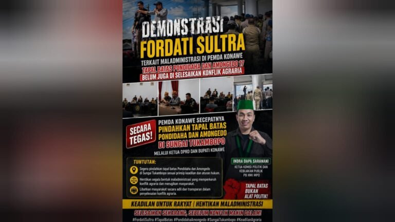 Fordati Sultra Desak Konawe Selesaikan Konflik Tapal Batas Pondidaha
