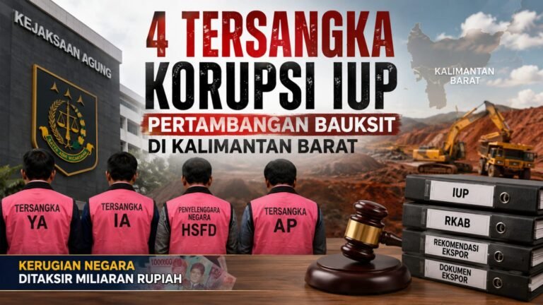 Kejagung Tahan Empat Tersangka Korupsi IUP Bauksit
