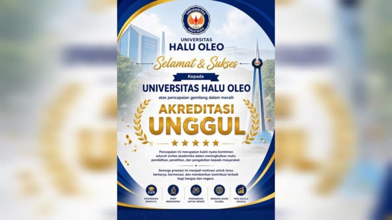 UHO Kendari Resmi Raih Akreditasi Unggul dari BAN-PT