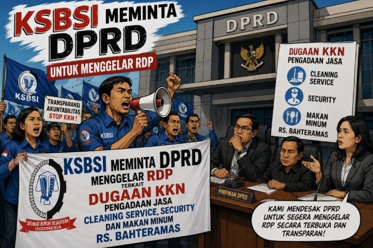 KSBSI Desak DPRD Sultra Gelar RDP Dugaan KKN RSUD Bahteramas