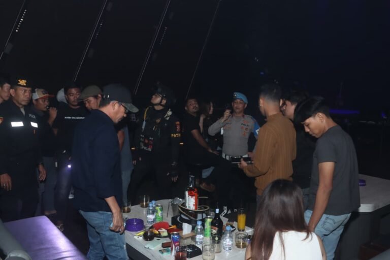 Operasi Pekat Anoa 2026, Polresta Kendari Razia Tempat Hiburan Malam