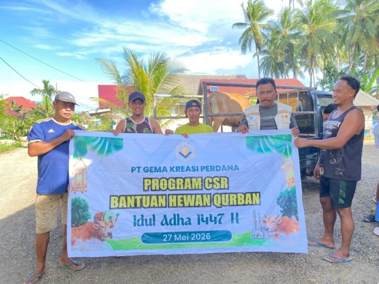 PT GKP Tebar 19 Sapi Kurban, Gerakkan Ekonomi Desa Wawonii
