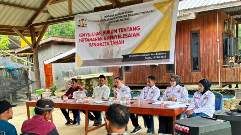 LBH HAMI Sultra Edukasi Warga Besulutu Soal Sengketa Tanah