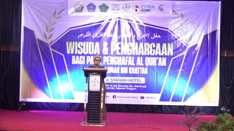 Pemkot Kendari Apresiasi Wisuda Santri MA’HAD Umar Bin Khattab