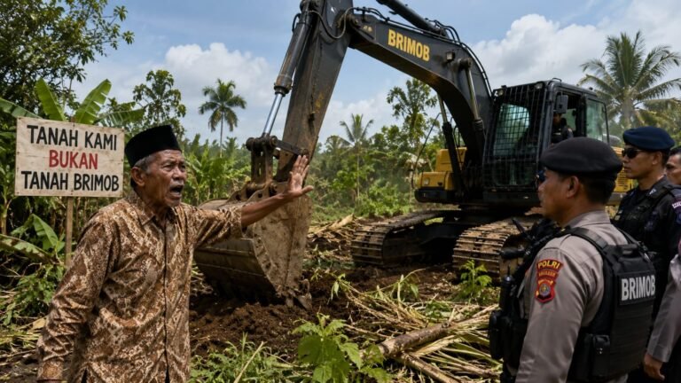 Kakek di Konsel Protes Penggusuran Lahan Diduga oleh Oknum Brimob
