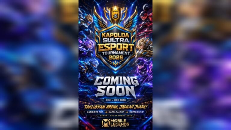 Kapolda Sultra Esport Tournament 2026 Resmi Dibuka untuk Umum