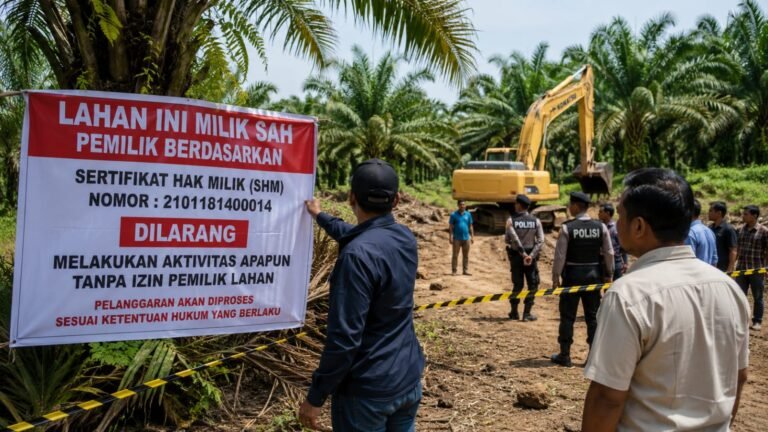Pemilik Lahan Segel Kebun Sawit, Ultimatum PT TPM
