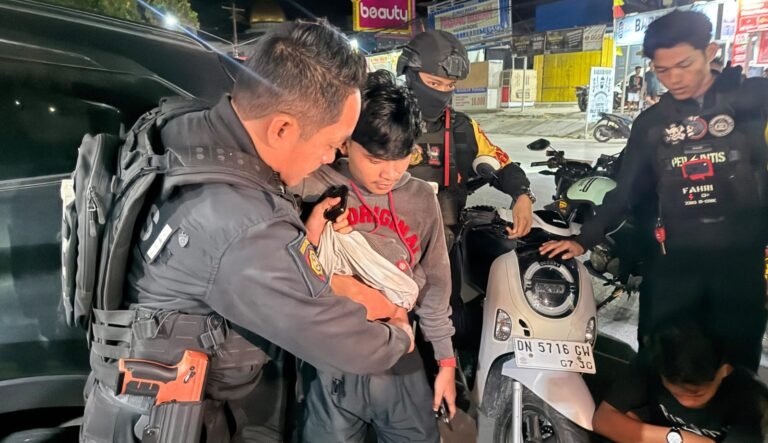 Remaja Diduga Hendak Tawuran Diamankan Tim Patroli Perintis Presisi Polda Sultra