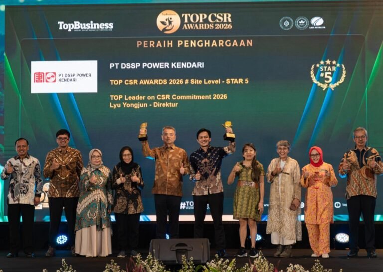 PT DSSP Power Kendari Raih TOP CSR Awards 2026 Bintang 5