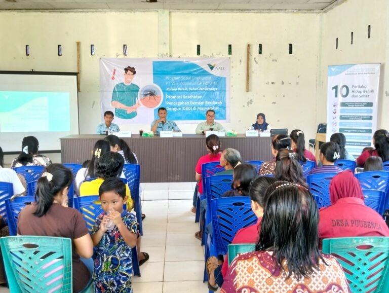 PT Vale dan Puskesmas Baula Edukasi Warga Cegah DBD