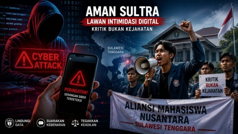 AMAN Sultra Diduga Alami Serangan Siber Usai Soroti Sejumlah Kasus