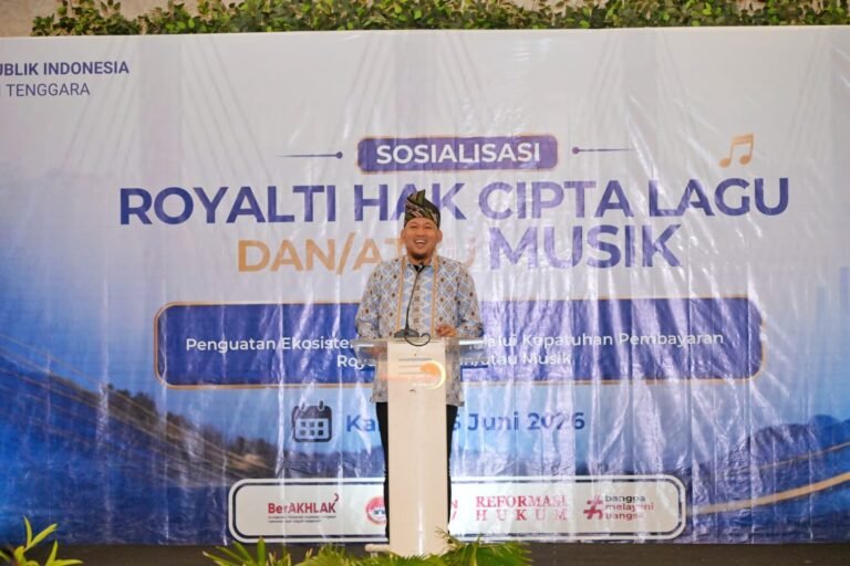 Pemkot Kendari Dukung Perlindungan Royalti Musik dan Hak Cipta