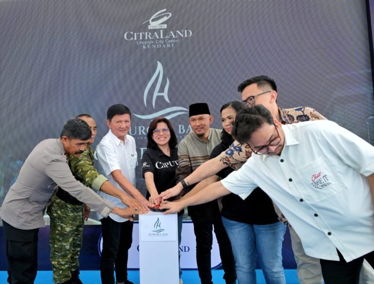 Wawali Kendari Dukung Groundbreaking Mega Cluster Aurora Bay Ciputra