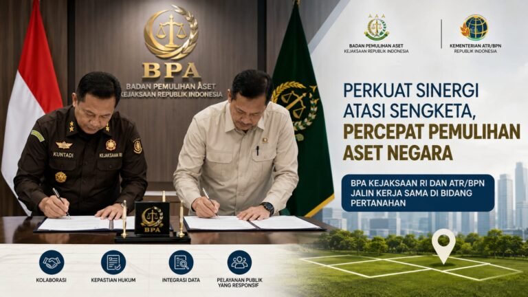 Kejaksaan dan ATR/BPN Sepakat Percepat Pemulihan Aset Pertanahan
