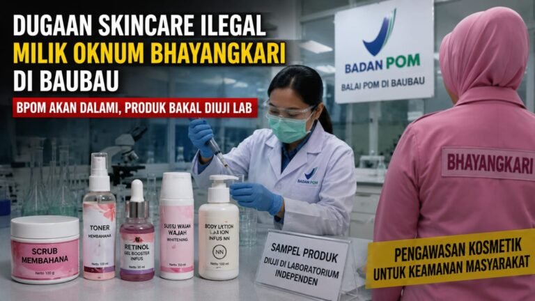 BPOM Dalami Dugaan Skincare Ilegal, AMAN Sultra Siapkan Uji Laboratorium