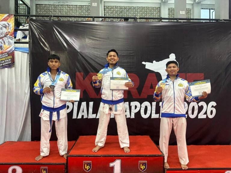 Polda Sultra Raih 10 Medali di Kejuaraan Karate Kapolri Cup 2026