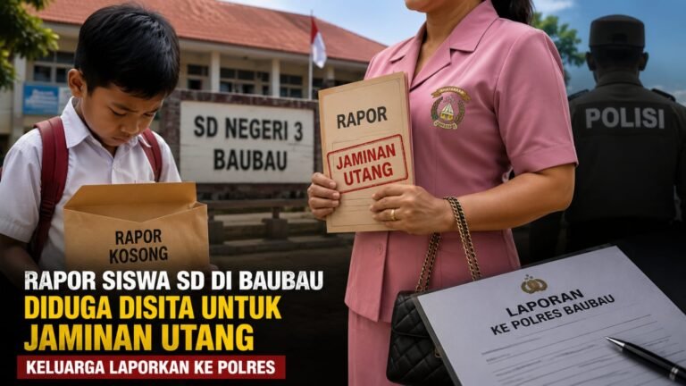 Rapor Siswa SD di Baubau Diduga Disita untuk Jaminan Utang