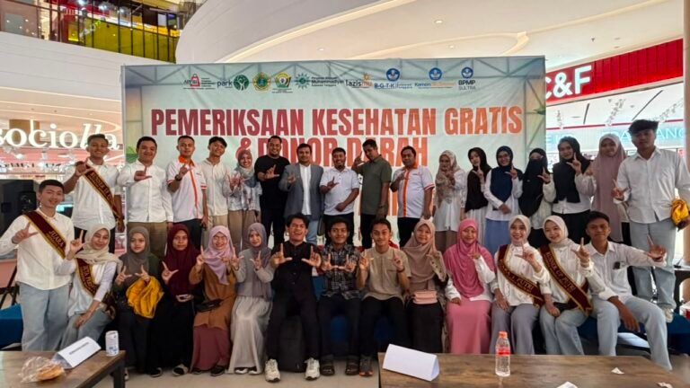 LAZISMU Sultra Gelar Pemeriksaan Kesehatan Gratis dan Donor Darah
