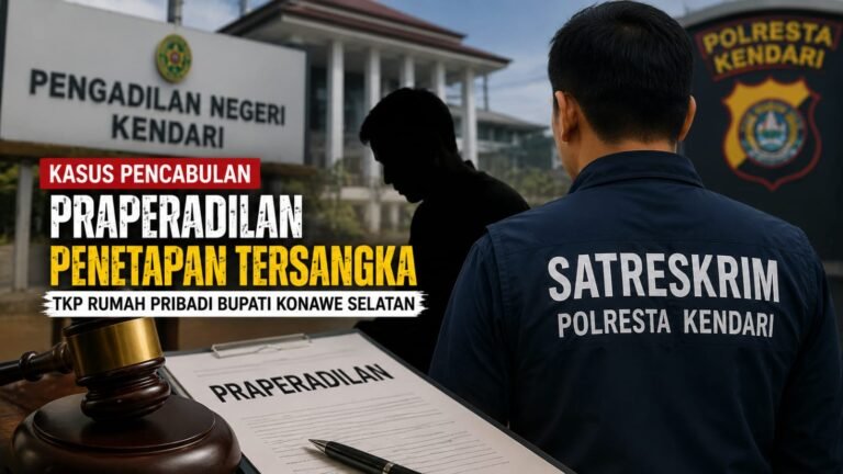 Praperadilan Tersangka Pencabulan di Rumah Pribadi Bupati Konsel
