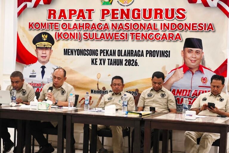 KONI Sultra Siapkan Porprov XV 2026 Meski Anggaran Terbatas
