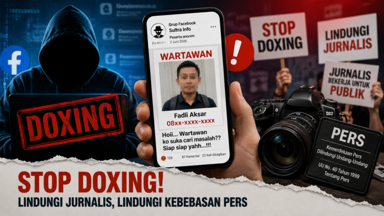 AJI Kendari dan KKJ Sultra Kecam Doxing Jurnalis Kendarihariini.com