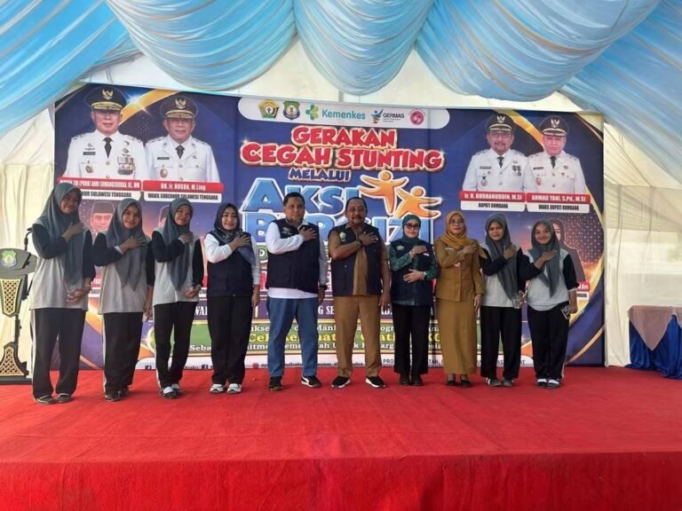 Pemprov Sultra Gelar Aksi Bergizi Cegah Stunting di Bombana