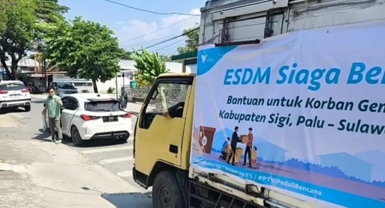 PT Vale Salurkan Bantuan Kemanusiaan bagi Korban Gempa Sigi