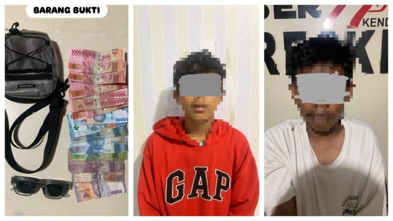 Polresta Kendari Tangkap Dua Pelajar Terduga Begal Enam TKP