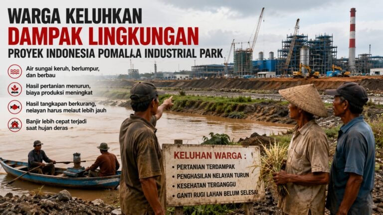 Warga Keluhkan Dampak Lingkungan Proyek Indonesia Pomalaa Industrial Park