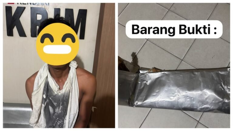 Curi Aluminium Reklame, Pria 22 Tahun Ditangkap Polisi di Kendari