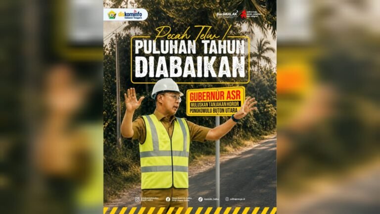 Pemprov Sultra Mulai Perbaiki Jalan Pongkowulu Buton Utara