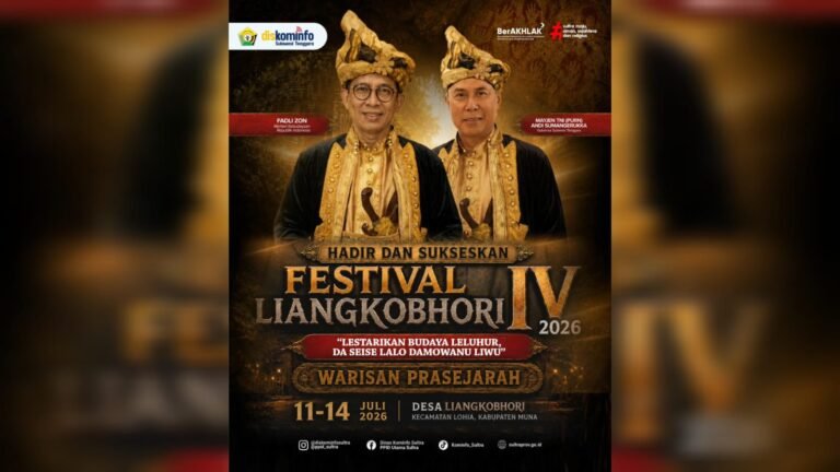 Festival Liangkobhori IV 2026 Digelar di Muna, Angkat Warisan Prasejarah